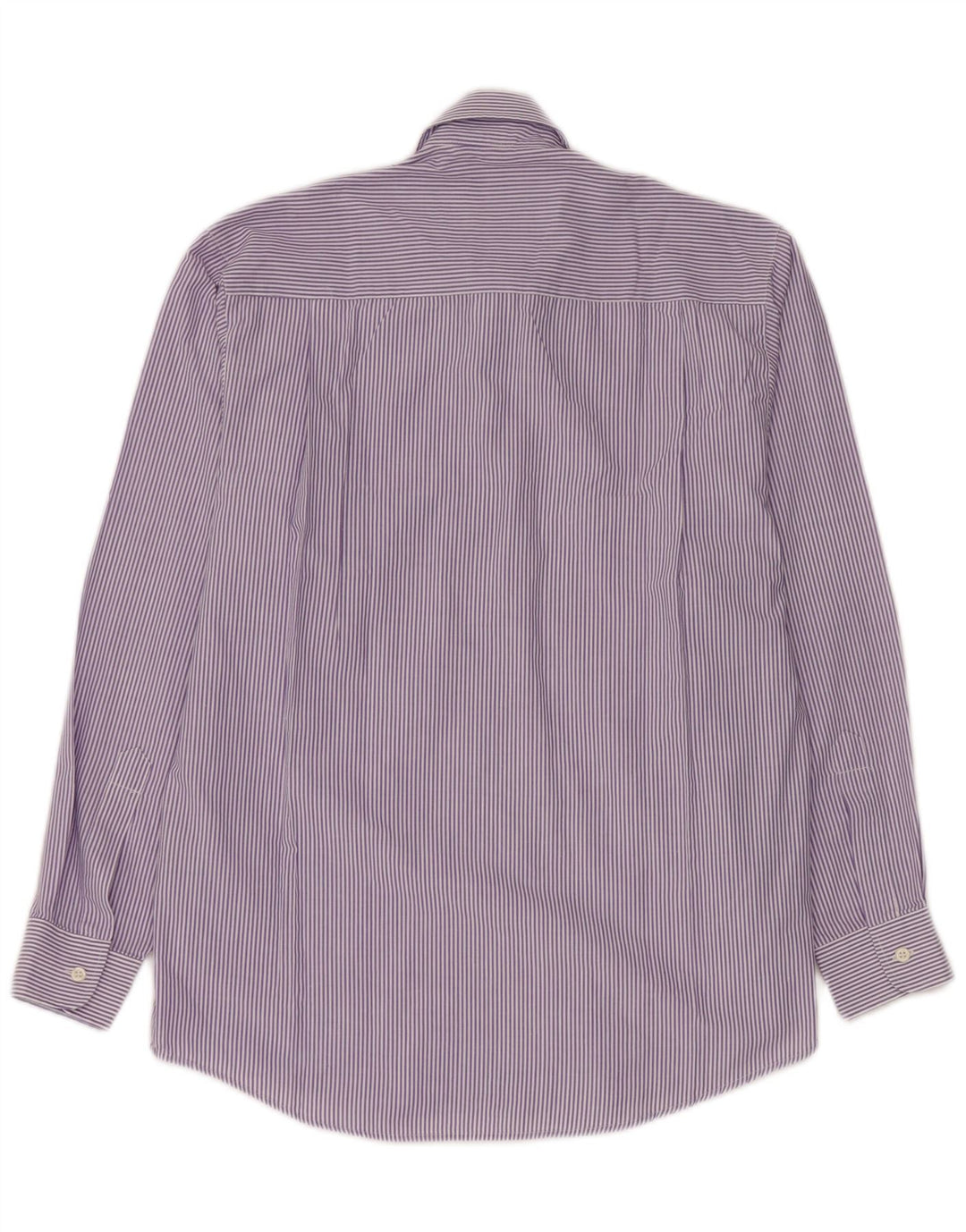 Camisa Silverstone Hombre Small Algodón Rayas Morado
