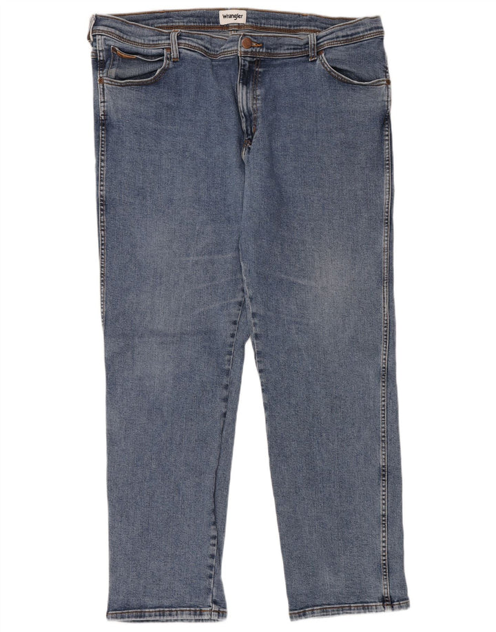 WRANGLER Vaqueros rectos Texas para hombre W46 L32 azul