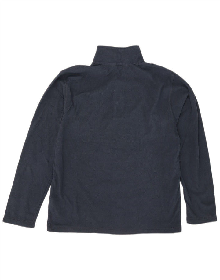 THE NORTH FACE Jersey de forro polar con cuello y cremallera para hombre Poliéster azul marino medio