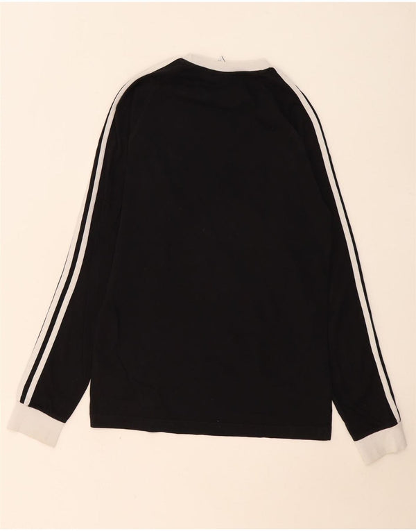 Adidas Hombre Top Manga Larga XS Algodón Colorblock Negro