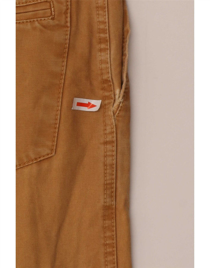 Pull & Bear Pantalón chino ajustado para hombre EU 44 Large W34 L32 Algodón beige