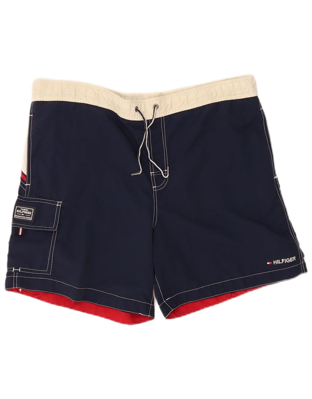 Bañador Tommy Hilfiger Hombre Cargo Shorts De Baño Medium Azul Marino Colorblock
