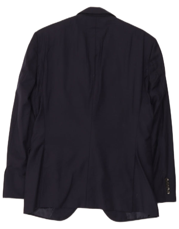 Hugo Boss Chaqueta tipo blazer a medida con 2 botones para hombre UK 36 Small Azul marino