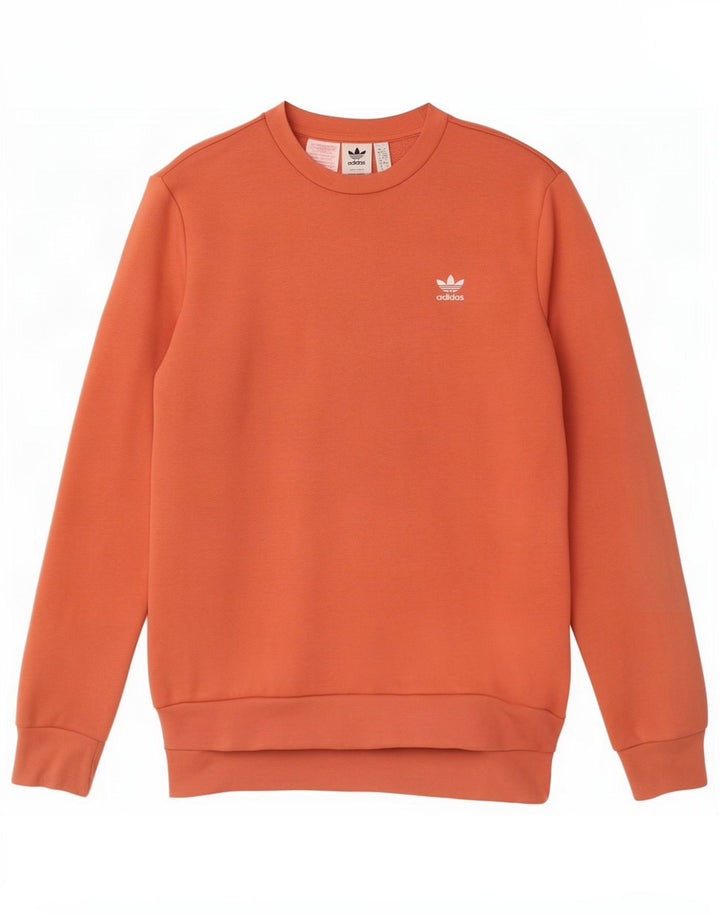 Adidas Sudadera para niño Jumper 15-16 años Naranja Algodón