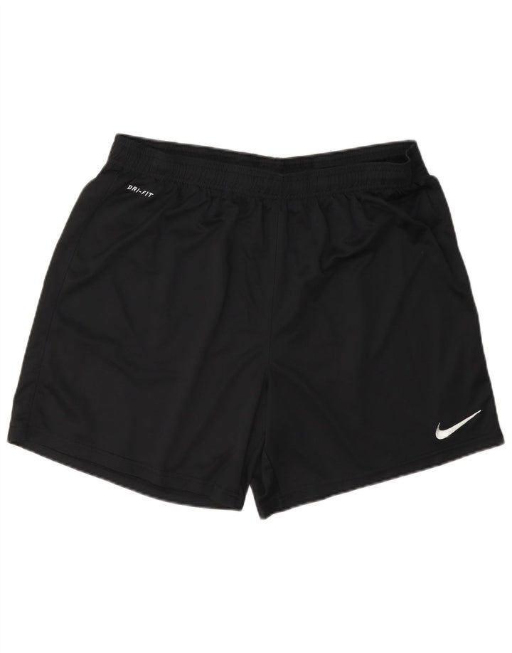 Nike Pantalones cortos deportivos Dri Fit para hombre XL Poliéster negro