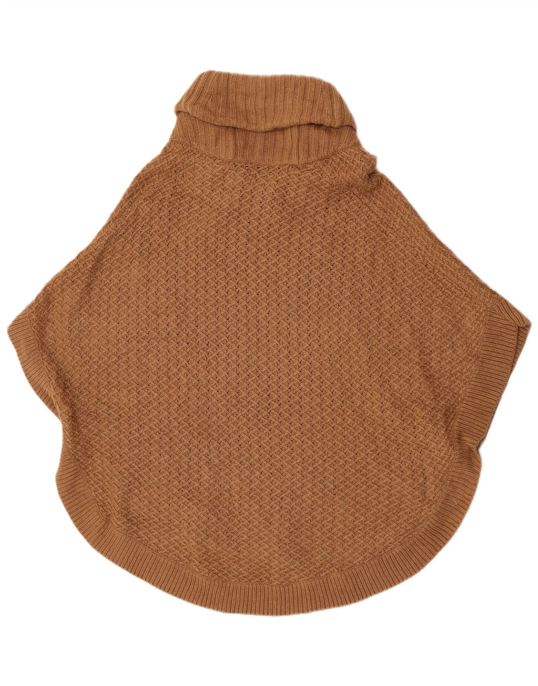 Massimo Dutti Poncho Jumper para Mujer US 8 Lana Marrón Medio