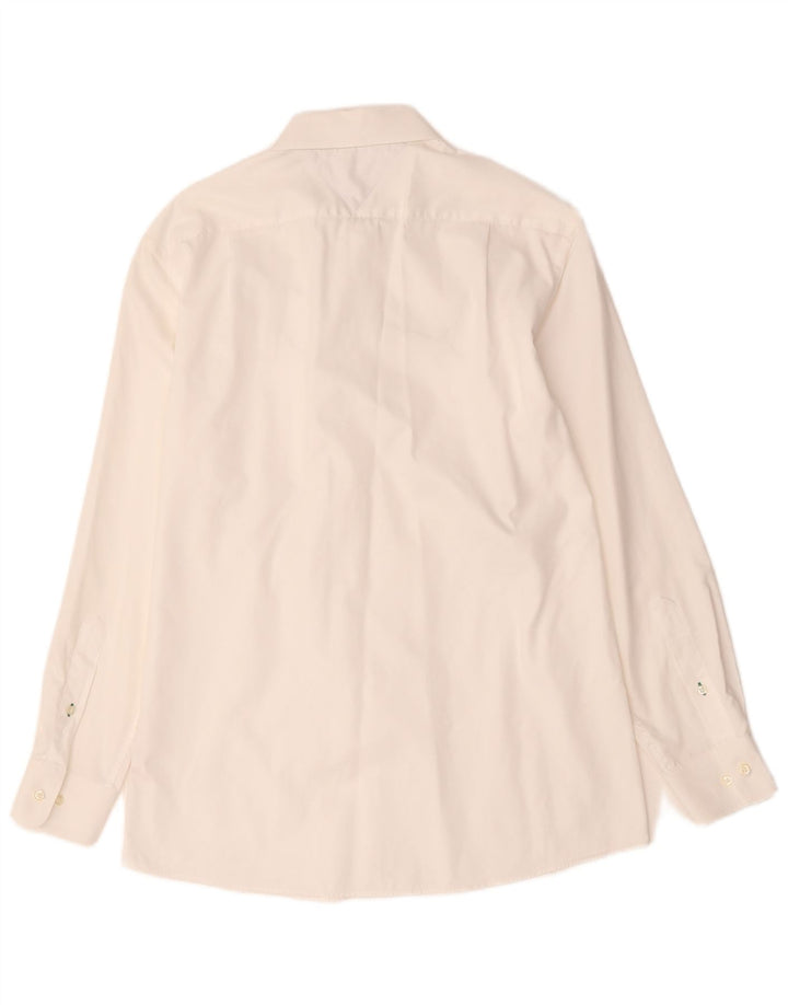 Tommy Hilfiger Camisa Slim Fit para Hombre Talla 15 1/2 Mediana Blanco