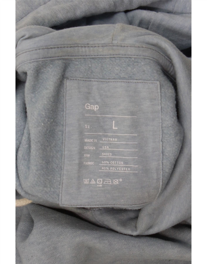 Gap Jersey con capucha para hombre, talla grande, algodón azul