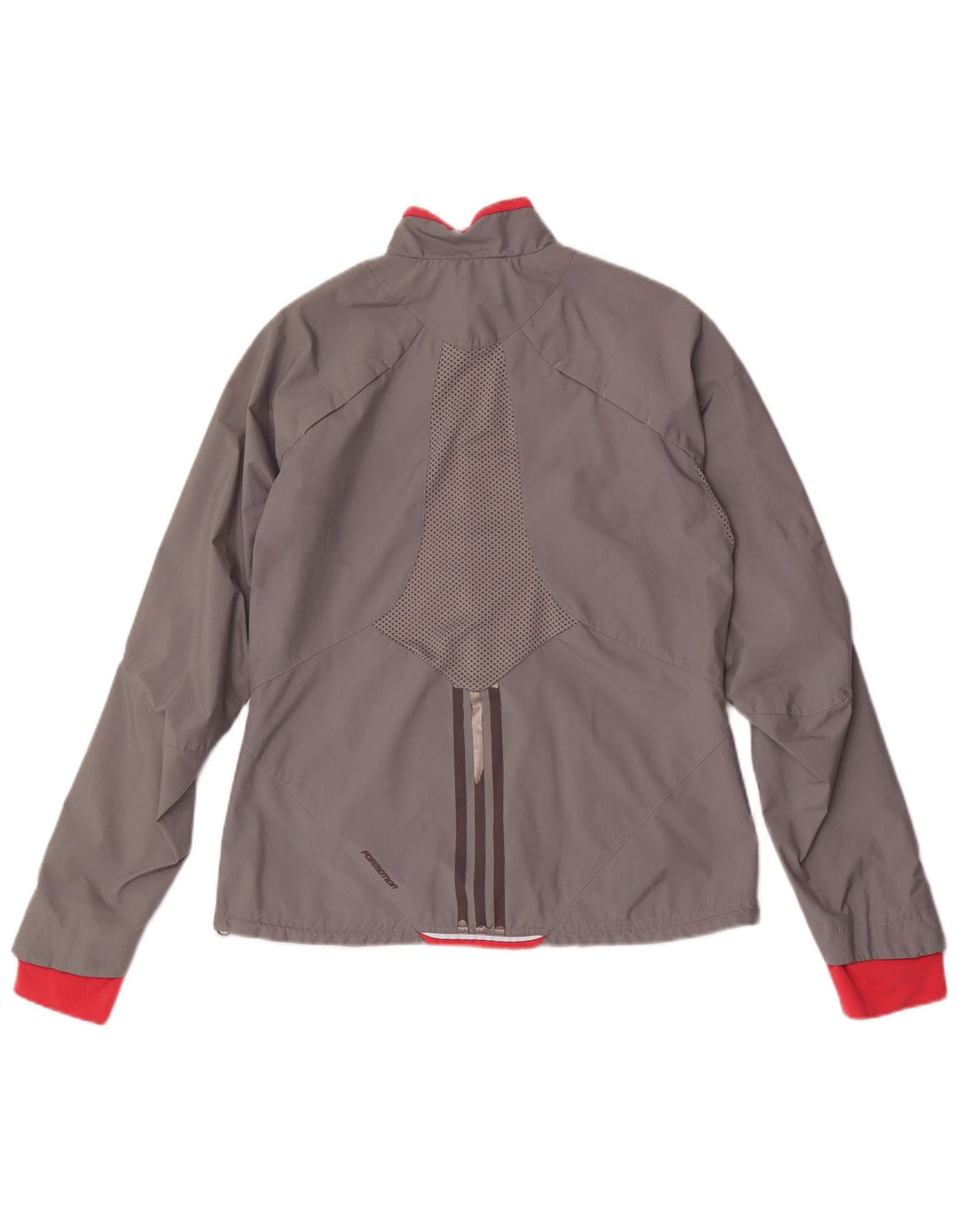 Adidas - Chaqueta de chándal para mujer (talla 40), color gris grande, poliéster