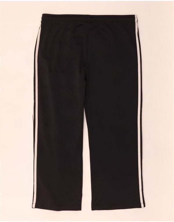 Adidas Pantalones de chándal para mujer UK 12 Medium Negro Poliéster