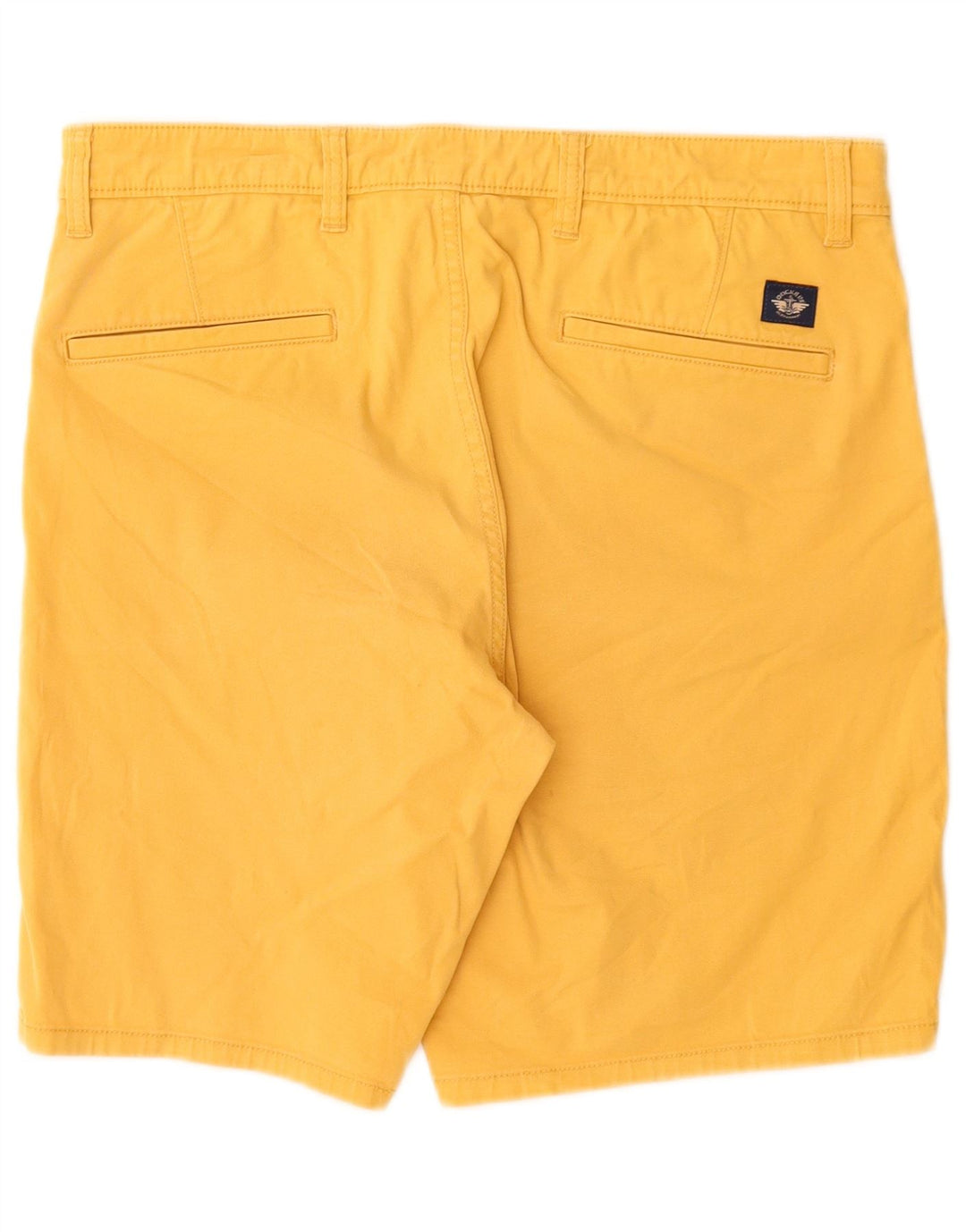 Dockers Pantalones cortos chinos para hombre W31 Algodón amarillo medio