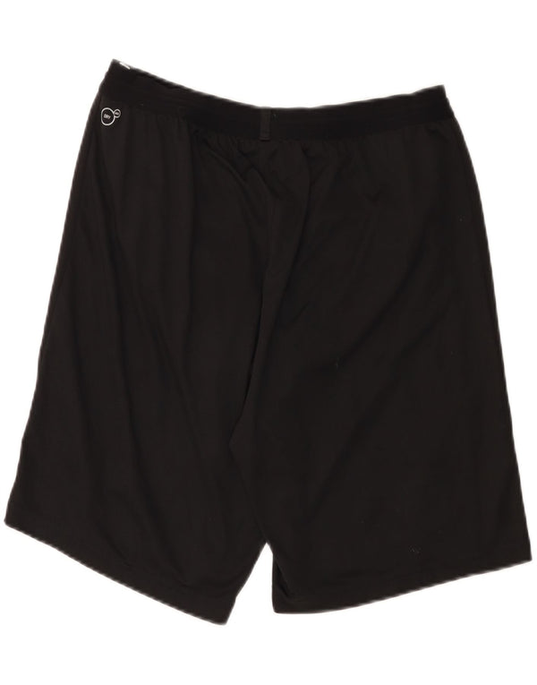 Puma Mens BVB Dortmund Sport Shorts Grande Negro Poliéster