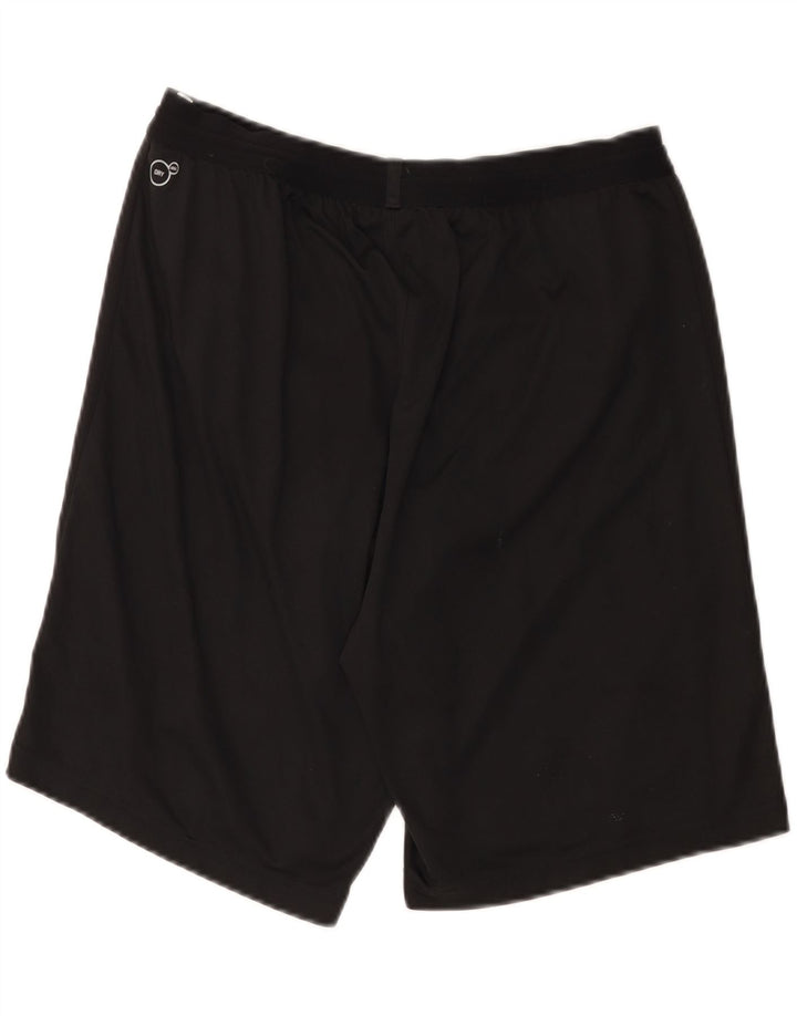 Puma Mens BVB Dortmund Sport Shorts Grande Negro Poliéster
