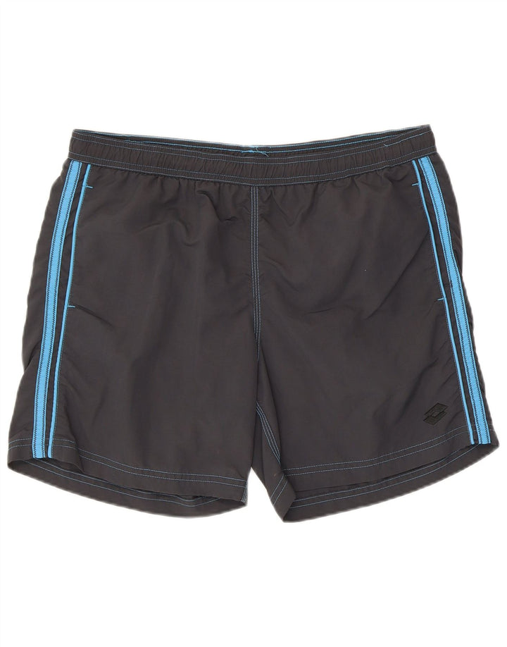 Bañador Lotto Hombre Large W36 L5 Gris Poliamida