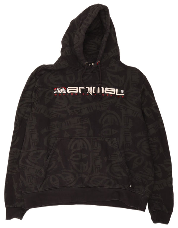 Animal Sudadera con capucha gráfica para mujer UK 40 XL Algodón negro
