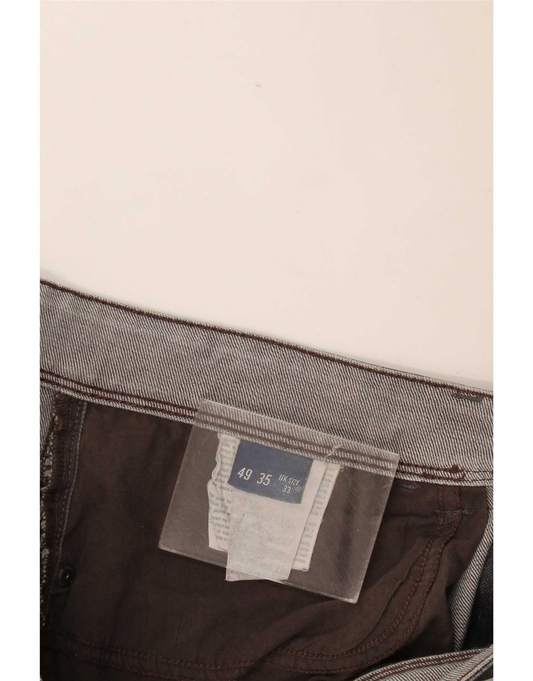 Vaqueros Trussardi Hombre Rectos W33 L33 Gris