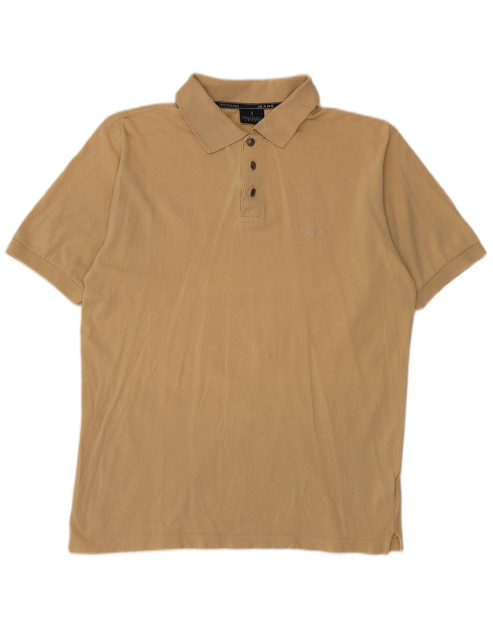 TRUSSARDI JEANS Polo Hombre Algodón Beige Medio