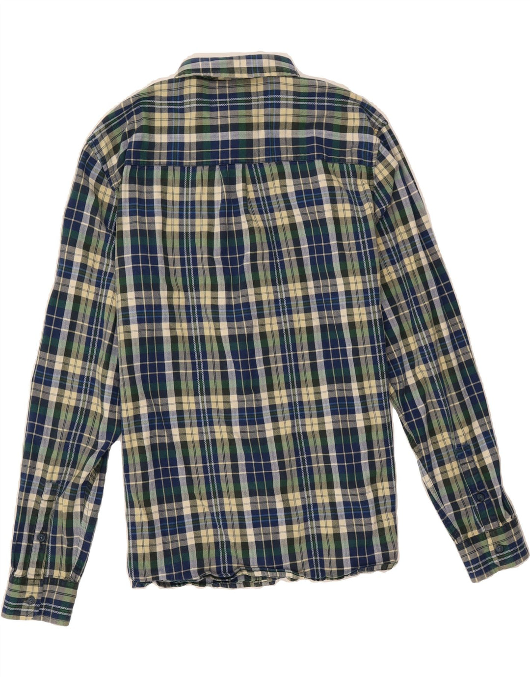 WRANGLER Mens Regular Fit Flannel Shirt Large Multicoloured Check Cotton Vintage Wrangler and Second-Hand Wrangler from Messina Hembry 