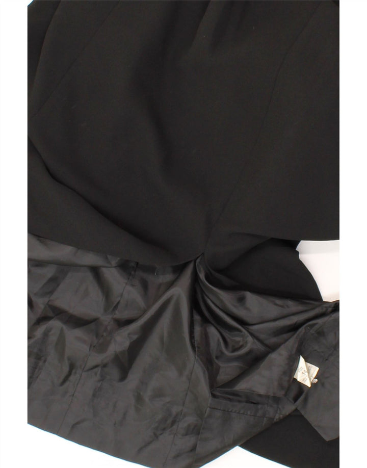 DEBUT Womens Sheath Dress UK 14 Large Black Polyester Vintage Debut and Second-Hand Debut from Messina Hembry 