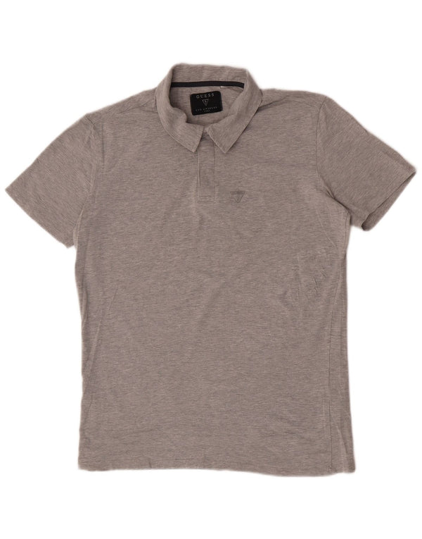 Guess Polo para hombre UK 42 Large Gris Algodón