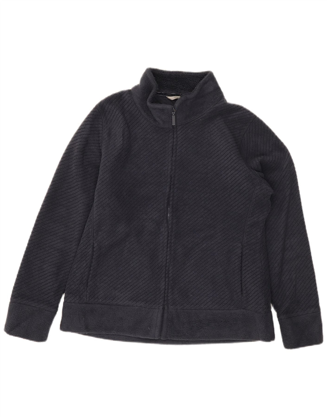 MARKS & SPENCER Chaqueta polar para mujer UK 40 Grande Poliéster azul marino