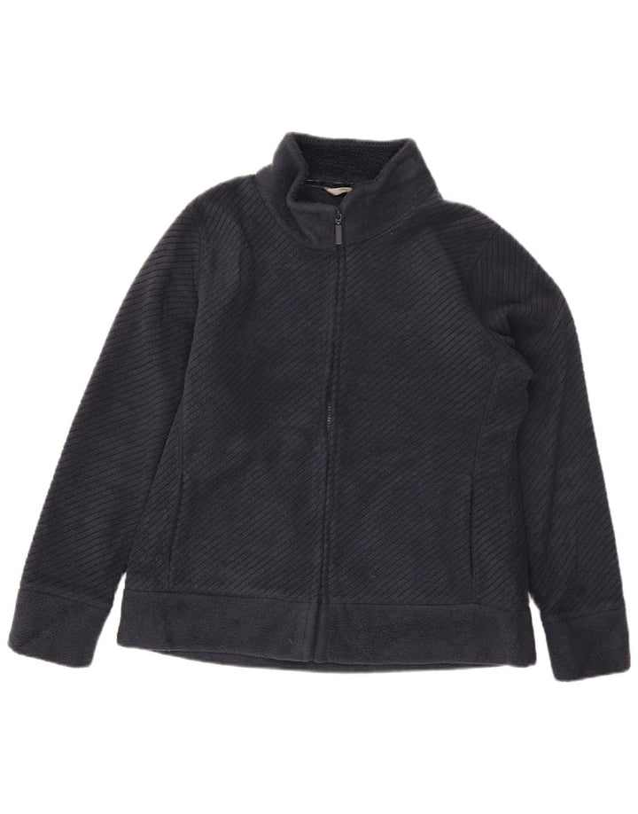 MARKS & SPENCER Chaqueta polar para mujer UK 40 Grande Poliéster azul marino