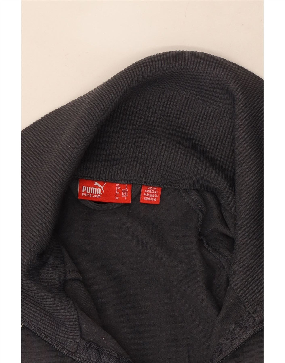 Puma Mens Chándal Top Chaqueta Grande Gris