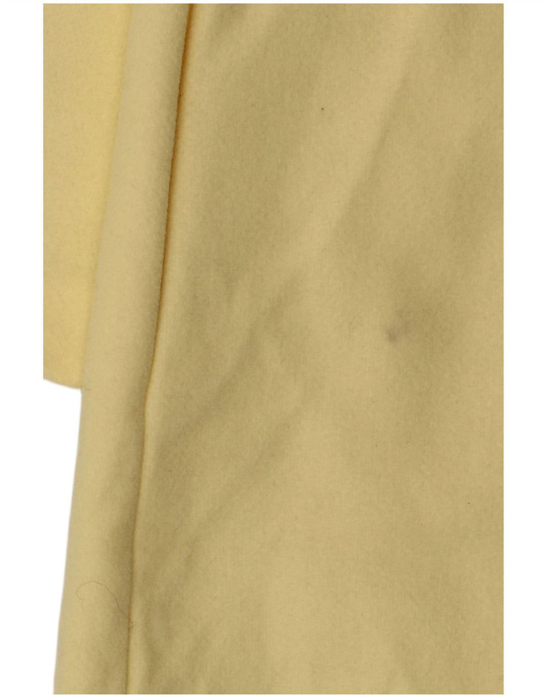 Zara Mujer Abrigo Abierto UK 46 Grande Poliéster Amarillo
