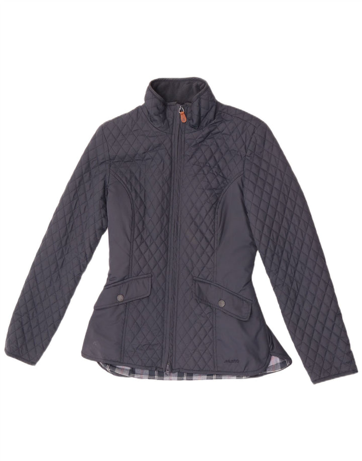 Musto Chaqueta acolchada para mujer UK 8 Small Poliéster azul marino