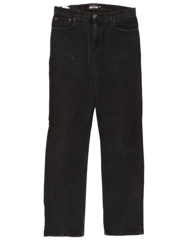 Marks & Spencer Vaqueros rectos Blue Harbor para hombre W34 L35 Algodón negro