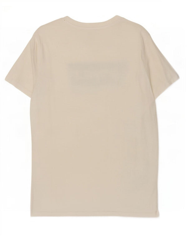 Levi's Camiseta gráfica para hombre Top grande de algodón blanco