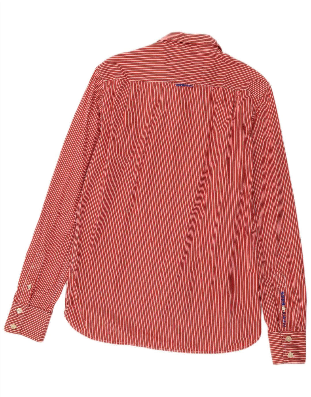 Superdry Camisa Grande De Algodón Con Rayas Rojas Para Hombre