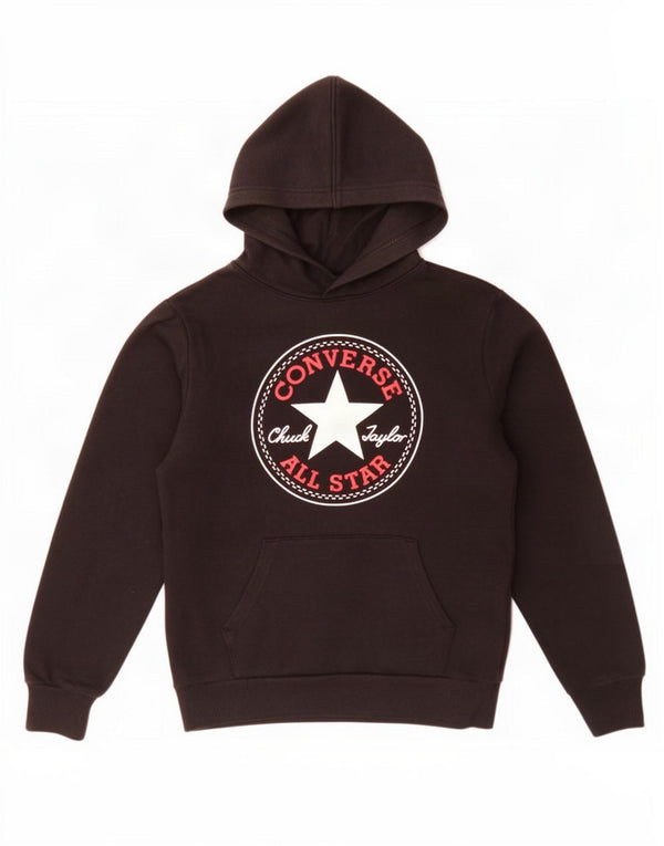 Converse Boys Chuck Taylor Graphic Hoodie Jumper 12-13 Years Large Black
