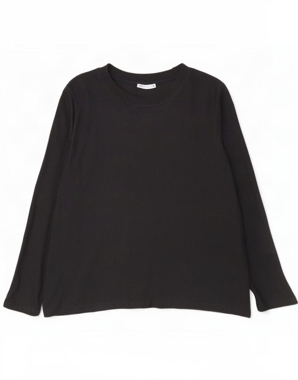 Zara Hombre Top Manga Larga XL Negro
