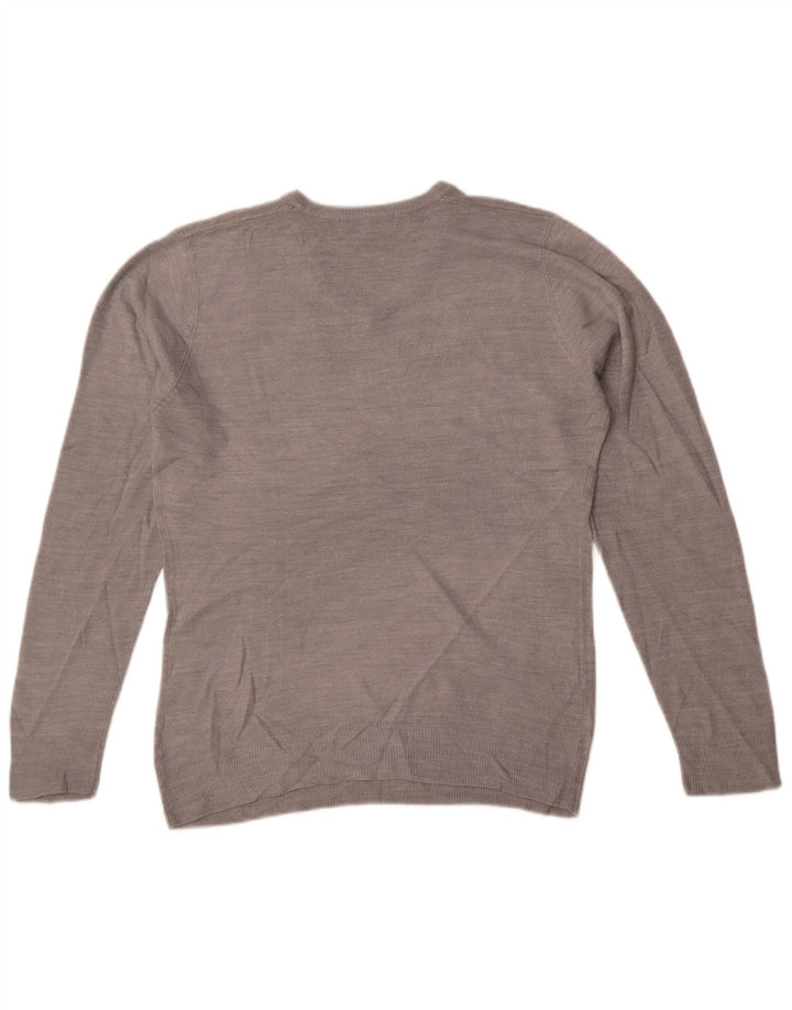 Marks & Spencer Suéter con Cuello en V para Hombre Pequeño Acrílico Gris
