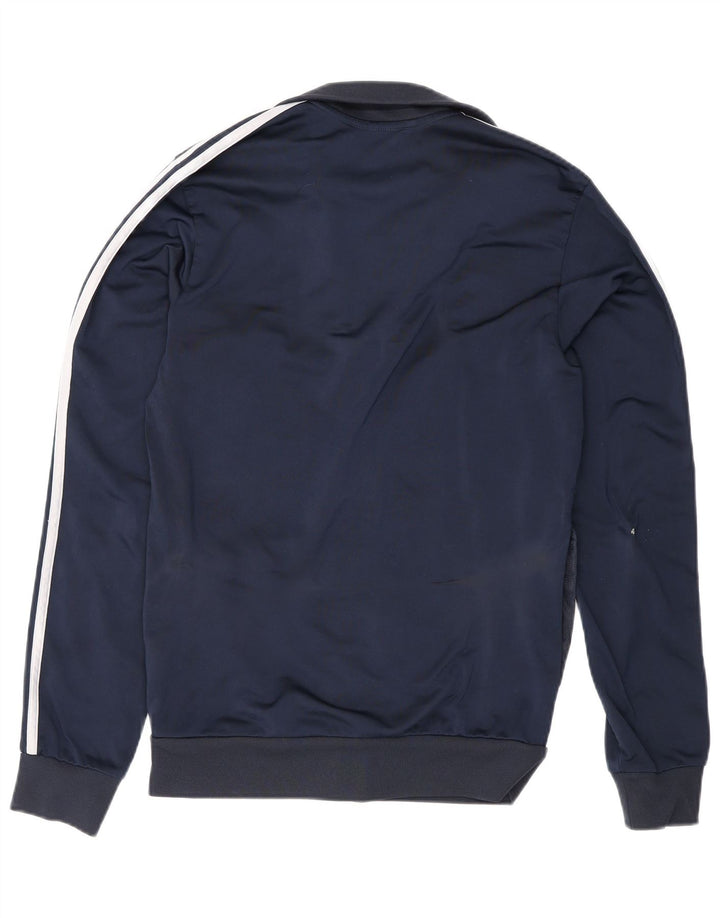 Adidas Mens Regular Fit Chándal Top Chaqueta UK 36/38 Pequeño Azul Marino