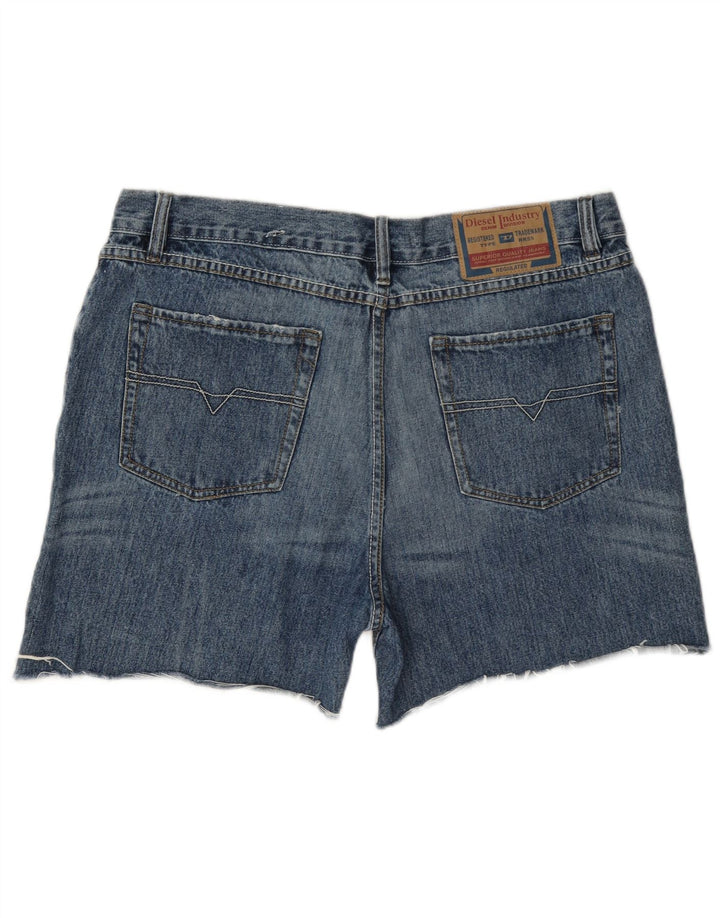 Diesel Pantalones cortos de mezclilla desgastados para hombre W38 XL Algodón azul