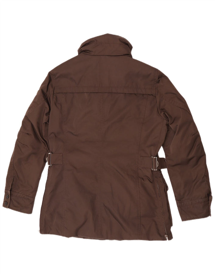 PEUTEREY Chaqueta Parka para Hombre UK 38 Marrón Medio Poliéster
