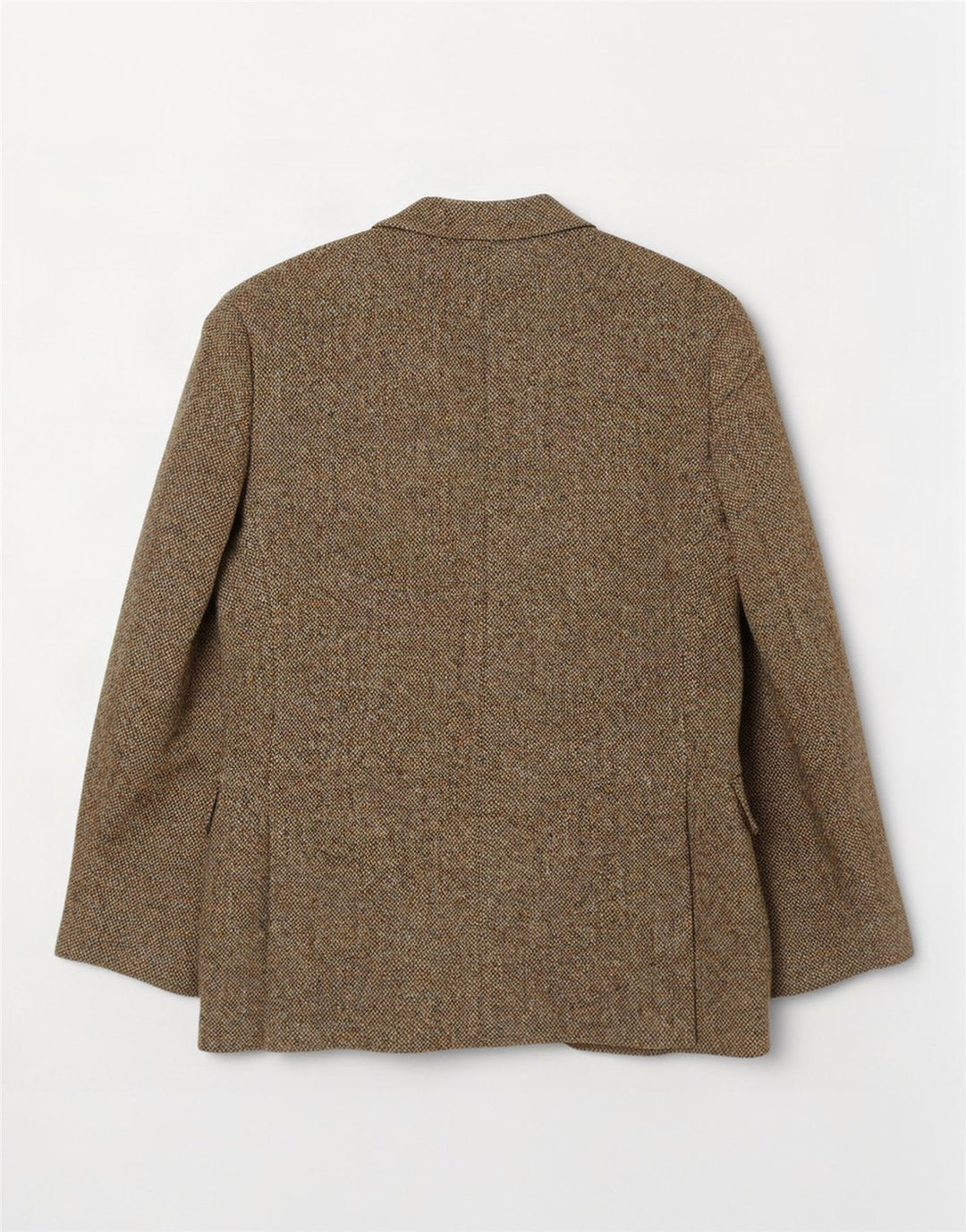 Harris Tweed Chaqueta tipo blazer de 2 botones para hombre UK 36 Small Khaki Wool