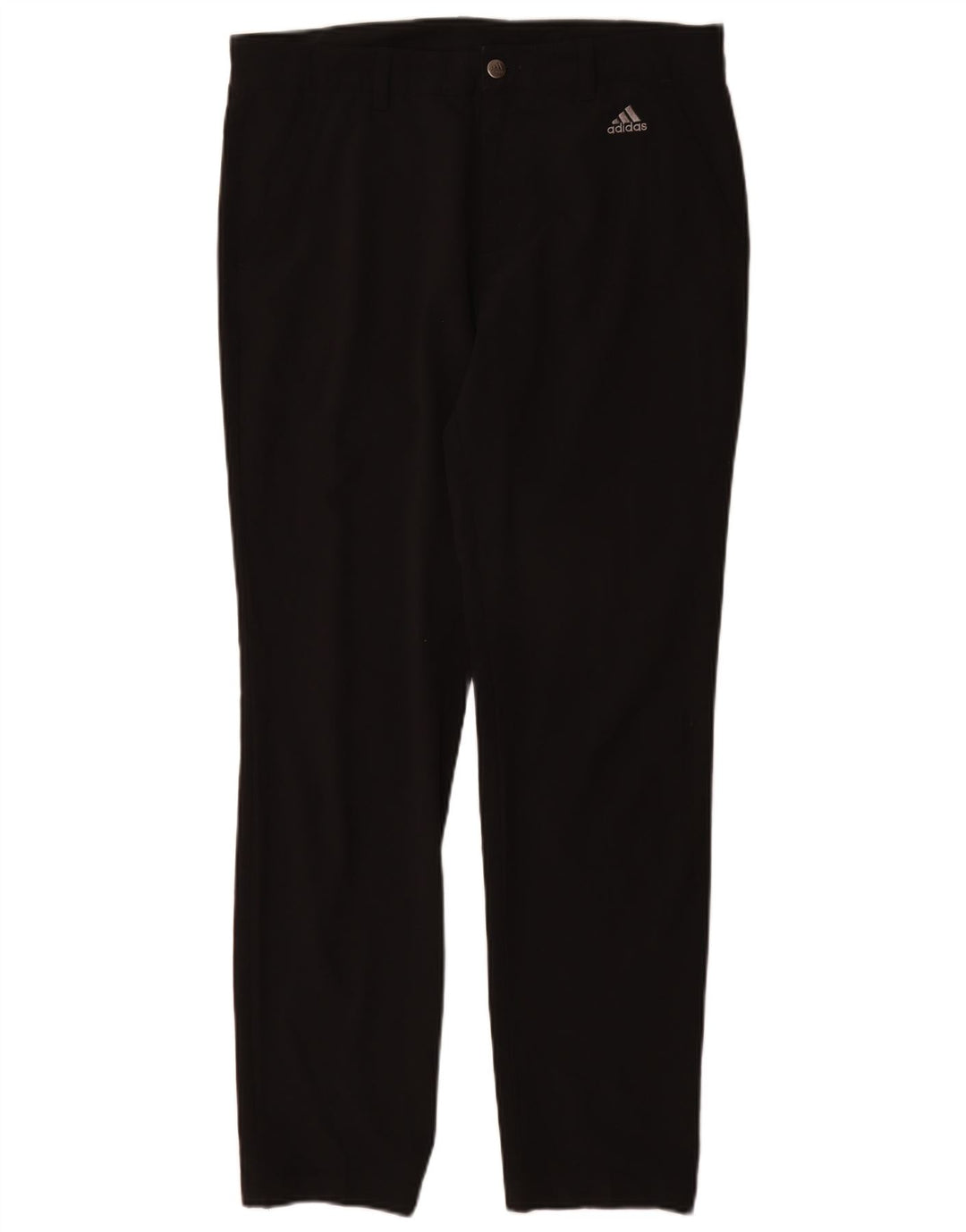 Pantalón Chino Slim Adidas Mujer W32 L32 Poliéster Negro