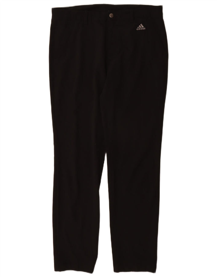 Pantalón Chino Slim Adidas Mujer W32 L32 Poliéster Negro