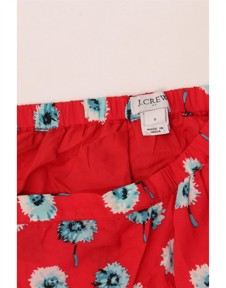 J. CREW Falda cruzada para mujer pequeña W27 rojo floral