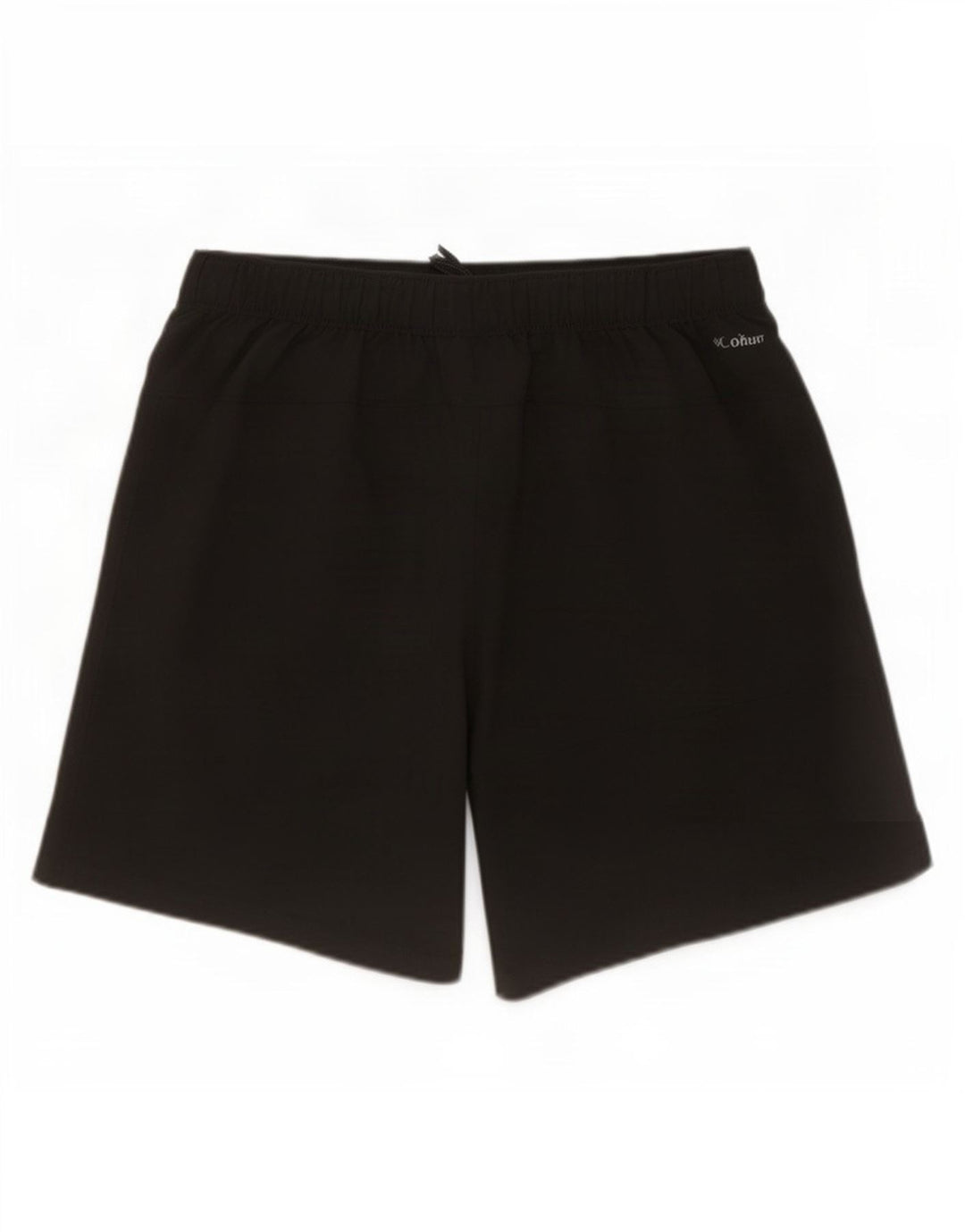 Pantalones cortos deportivos Columbia para hombre, poliéster negro grande