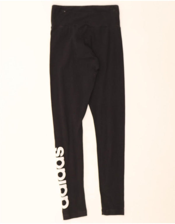 Adidas Leggings gráficos para mujer Reino Unido 4/6 XS Algodón negro