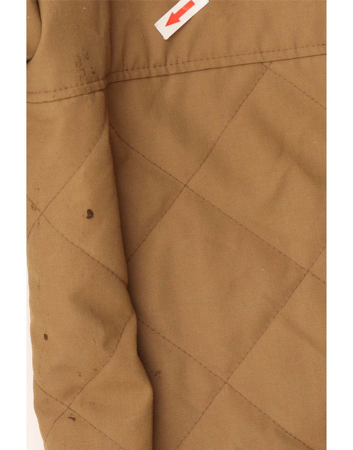 Vintage hombres bombardero chaqueta Reino Unido 36 pequeño beige