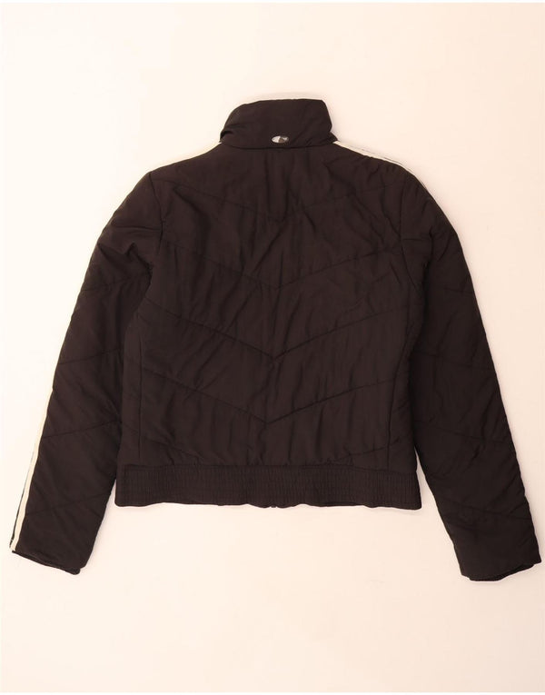 Adidas Mujer Clima 365 Chaqueta Acolchada UK 46 Grande Poliéster Negro