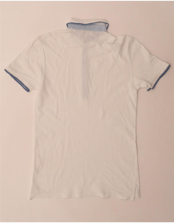 Fay Polo Hombre IT 46 Small Blanco Algodón