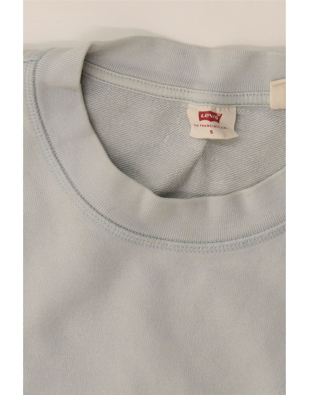 LEVI'S Mens Sweatshirt Jumper Small Blue Cotton Vintage Levi's and Second-Hand Levi's from Messina Hembry 