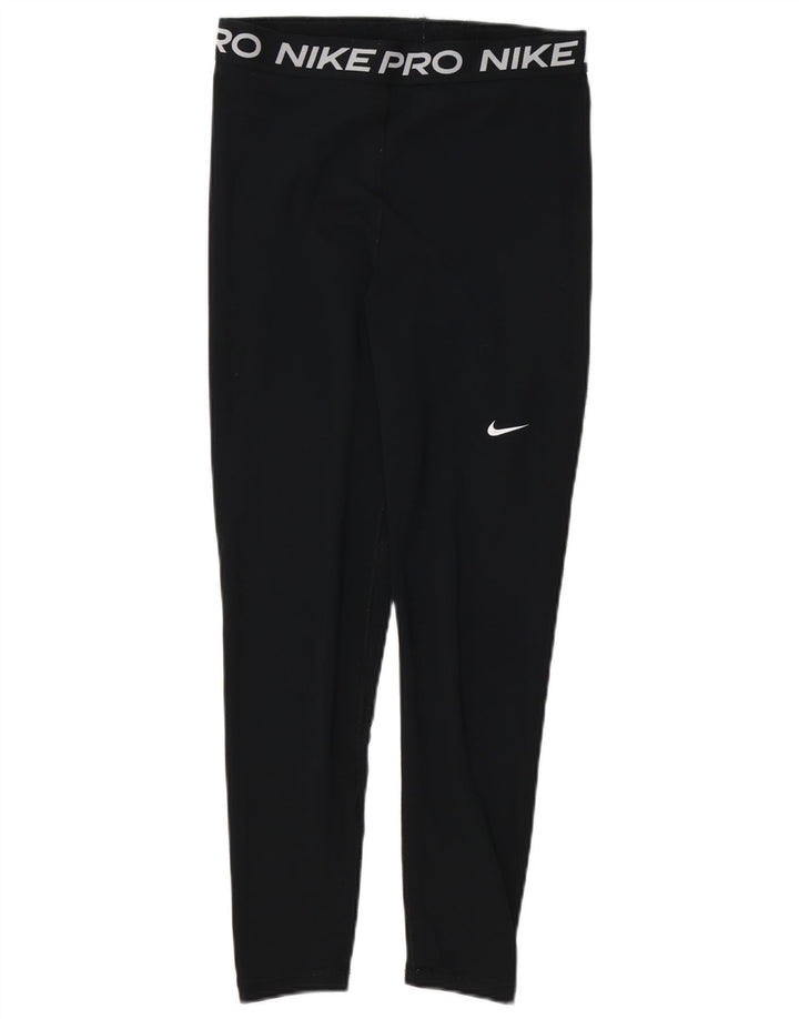 NIKE Leggings gráficos Dri Fit para mujer, talla 40, talla M, color negro