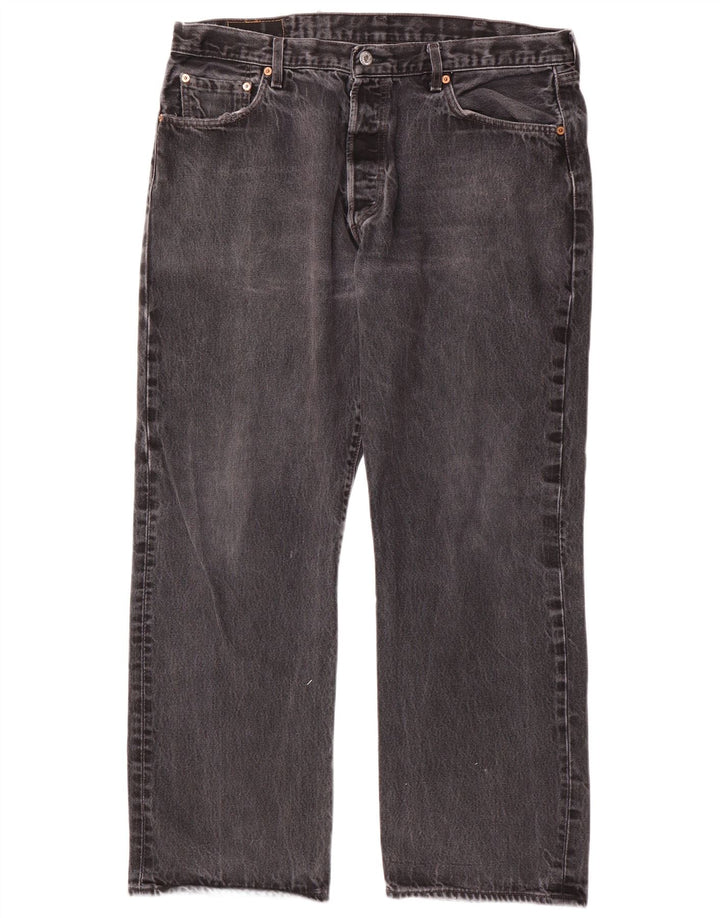 Levi's Vaqueros rectos 501 para hombre W40 L30 Algodón gris